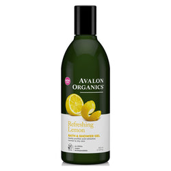 Bath & Shower Gel Refreshing Lemon, 355 ml - Avalon Organics