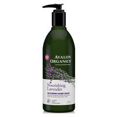 Glycerin Hand Soap, Nourishing Lavender, 12 fl oz (355 ml) - Avalon Organics - GREEN LIFE CYPRUS