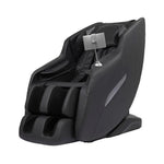 Black Viking Fitness A-306 massage chair with padded armrests and sleek design, ideal for relaxing massages at home.