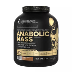Kevin Levrone Anabolic Mass Chocolate 3kg Weight Gainer Powder | 100g Serving | 30 Servings