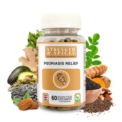 Psoriasis Relief 1000mg 60 κάψουλες- Strength &amp; Spices 