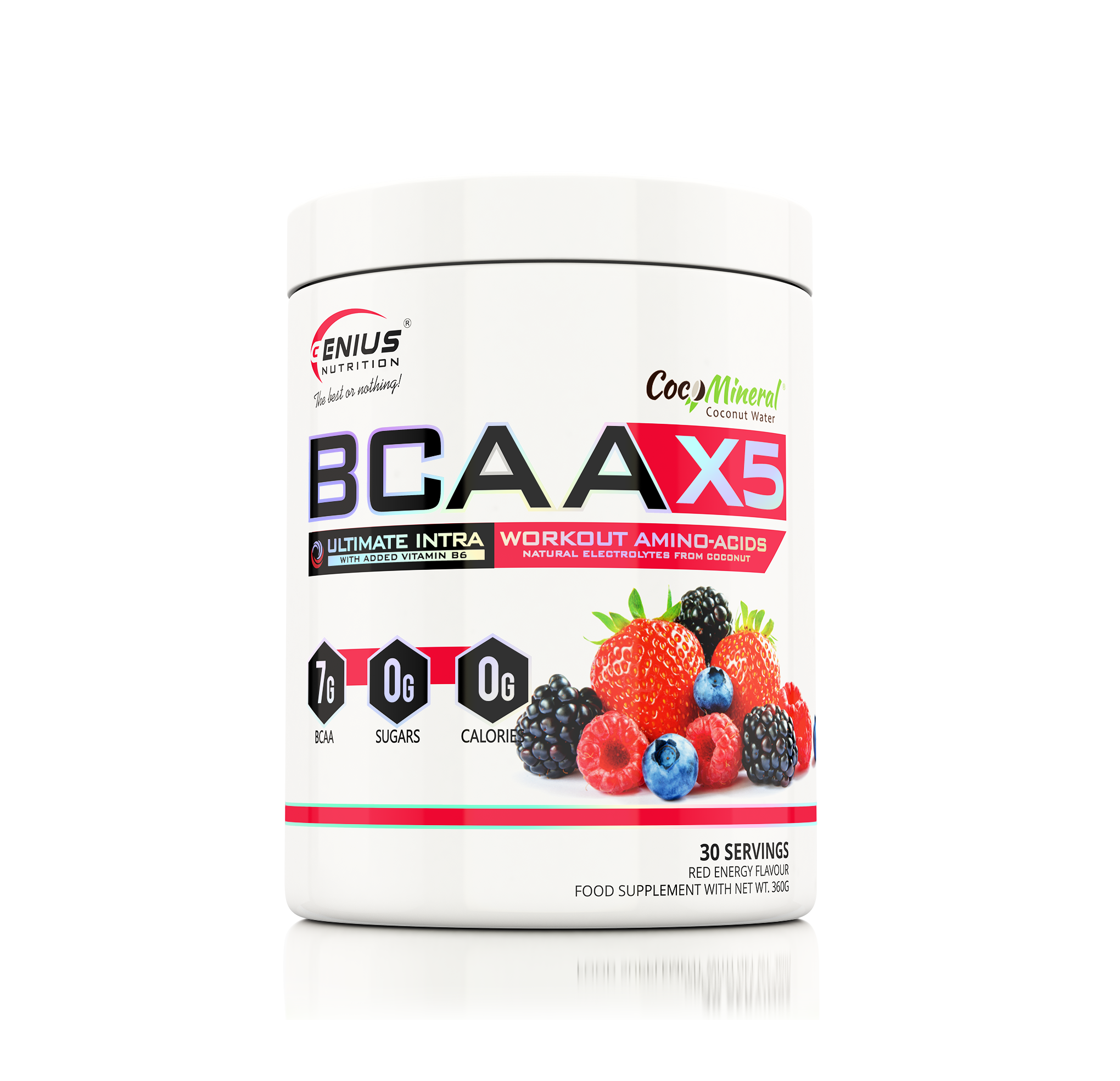 BCAA-X5® 360g/30serv, Genius Nutrition