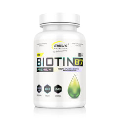 BIOTIN B7 60 Tabs/60 Serv, Genius Nutrition - GREEN LIFE CYPRUS