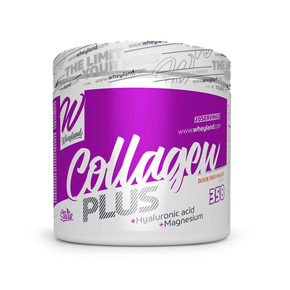 WheyLand Collagen Plus με Υαλουρονικό Οξύ & Μαγνήσιο Dixie Red Peach 358g (20 Μερίδες)