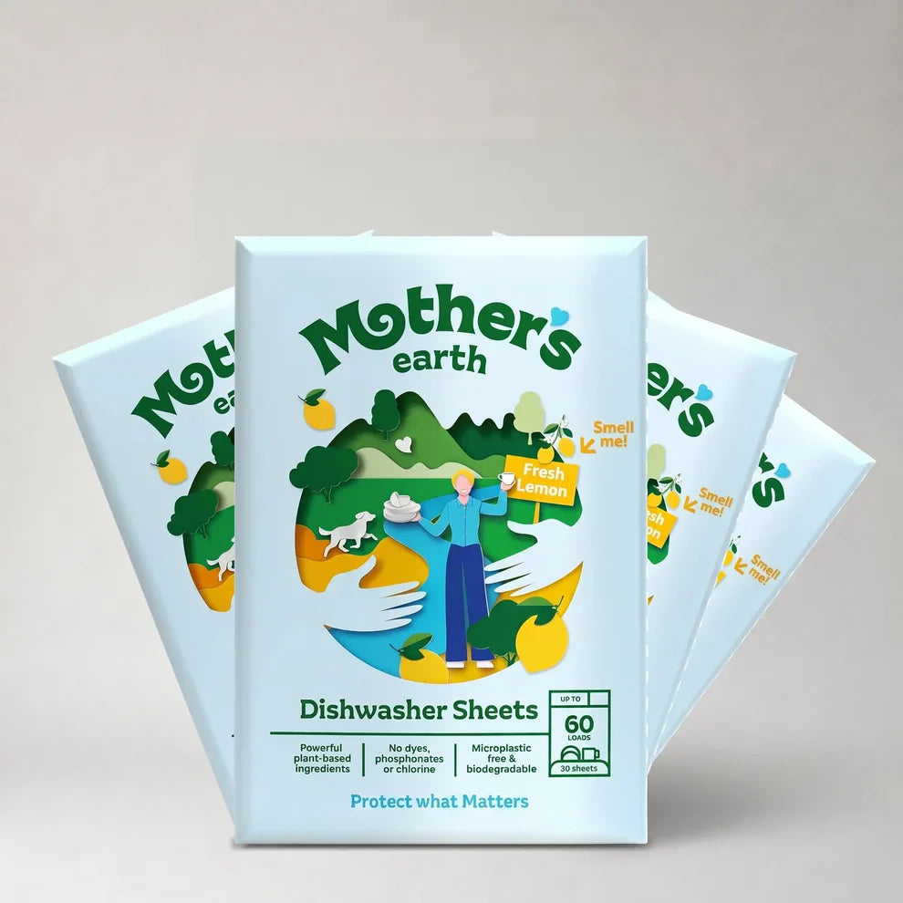 EcoShine Dishwasher Sheets,(Mother's earth)