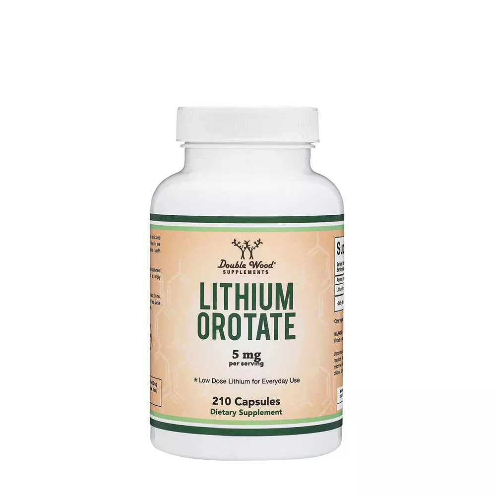 Double Wood Supplements Lithium orotate 210 Capsules | 1 Capsule Per Serving