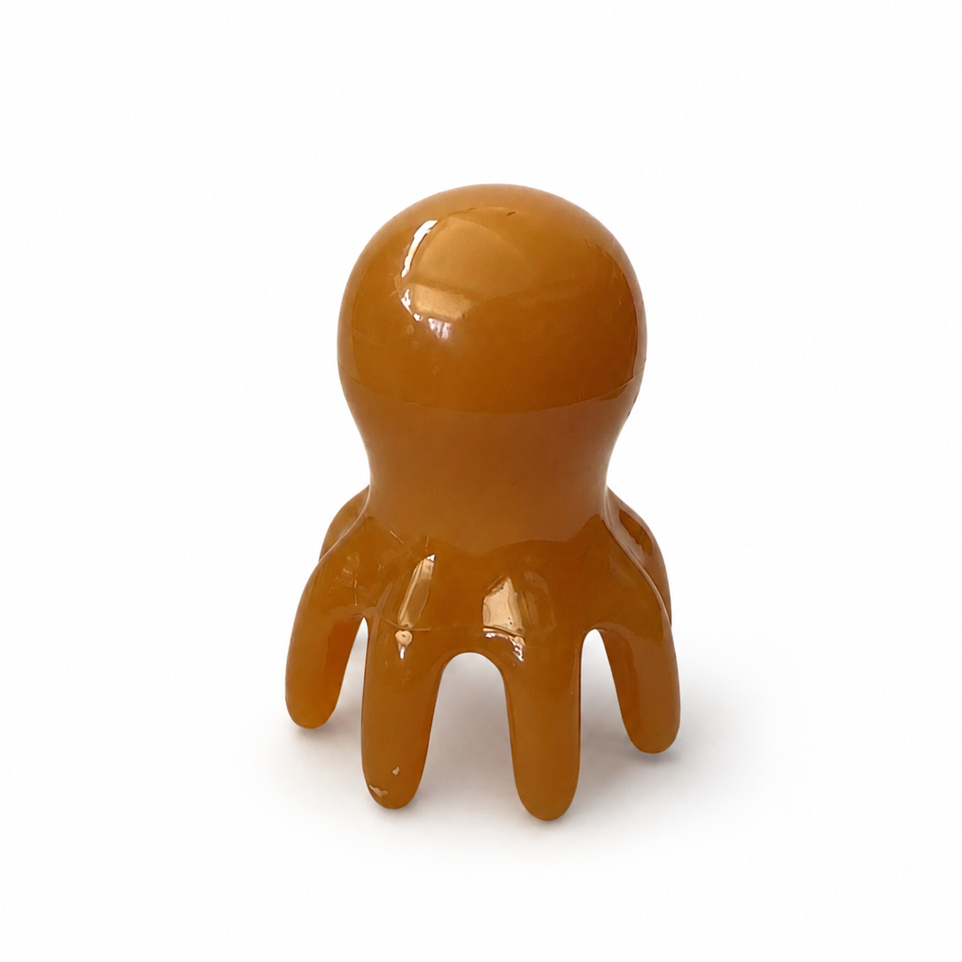 Octopus Handheld Scalp & Body Massager – Amber