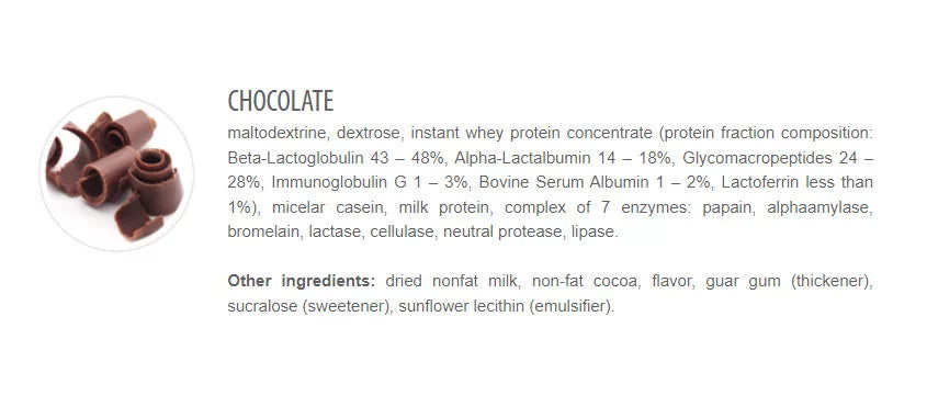 360 Extrifit Hardcore Gain 21 Chocolate protein supplement 3kg bag with 66 servings, creamy chocolate flavor, and 45g per serving.