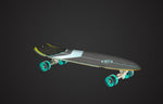 Viking Fitness Forest 34-inch surfskate skateboard by Aztron® with a detailed forest-themed deck design and sturdy trucks.