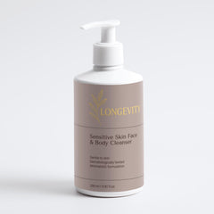 Longevity, Sensitive Skin Face & Body Cleanser, 290 ml / 9.81 fl oz