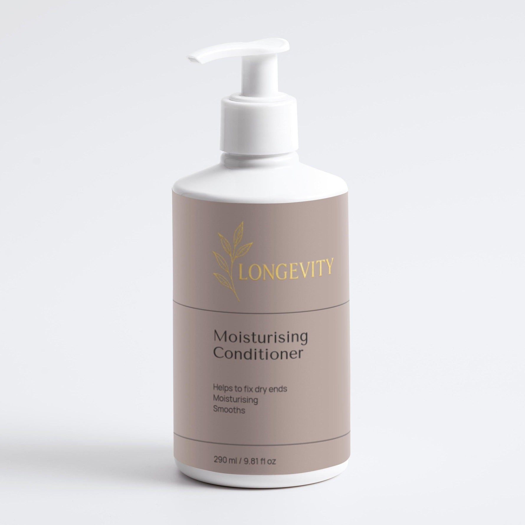 SELNAMED Longevity Moisturising Conditioner bottle, front view, 290 ml, with label showcasing product name and brand.