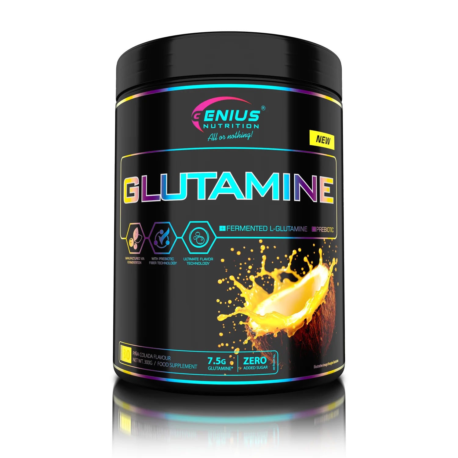 Genius Nutrition, GLUTAMINE 300g/30serv