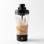 700ml TEMU Tritan electric protein shaker with a sleek design, featuring a screw-top lid and mixing ball for smooth drinks.