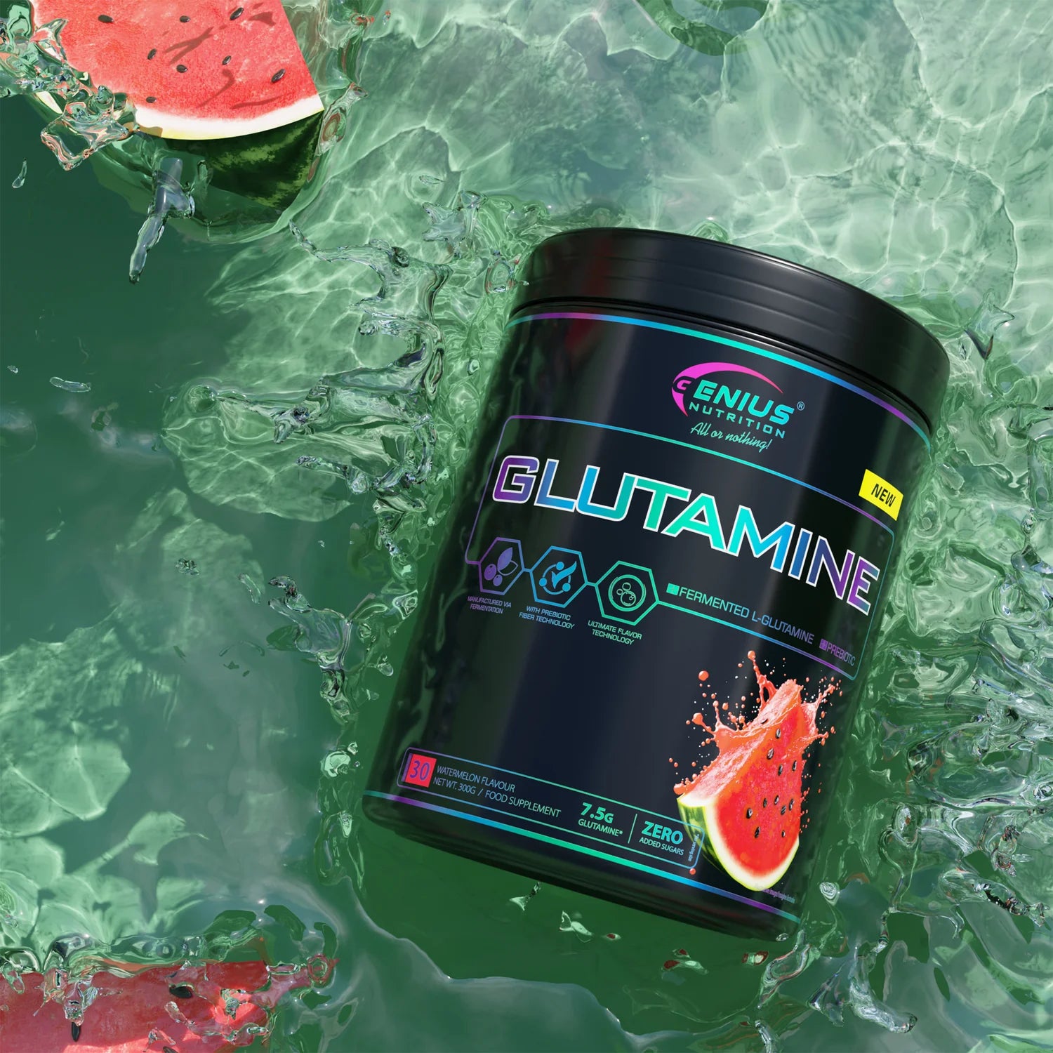 Genius Nutrition, GLUTAMINE 300g/30serv
