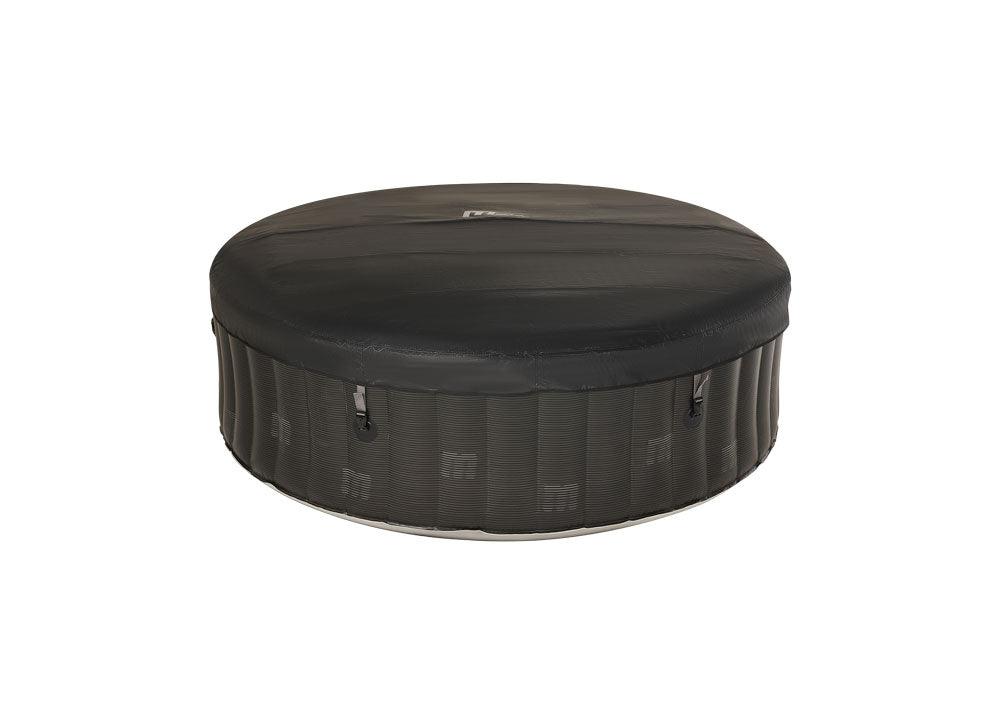 VIKING FITNESS MSpa Starry Comfort Series LED Bubble Spa hot tub with seating for 4+2 persons, featuring LED lighting and relaxing jets.