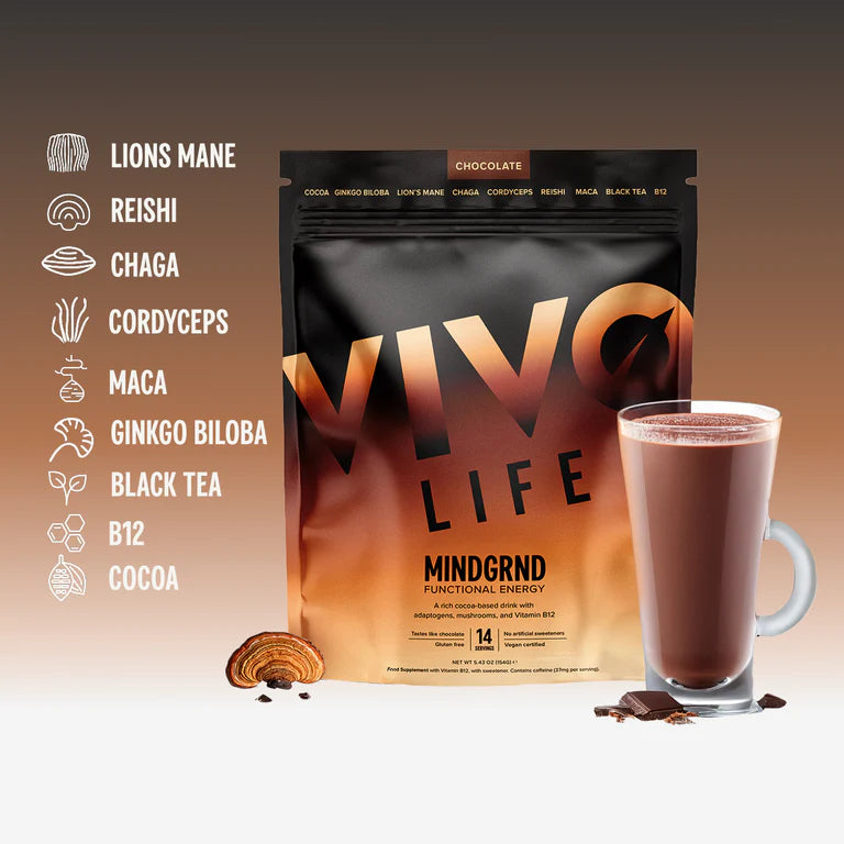 MINDGRND Cocoa-Based Drink - 1 x 154g - Vivo life