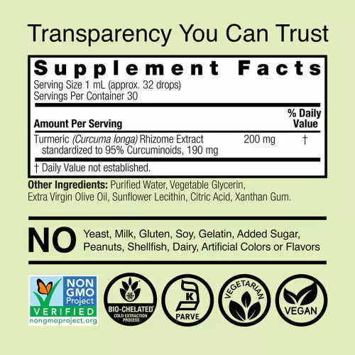 Nature's Answer Turmeric-3 extract 30 ml | 1 ml per serving