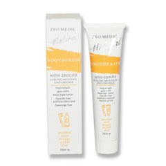 🌿 ZEO-MEDIC Natural Toothpaste with Zeolite & Xylitol — Fresh, Powerful Oral Care orange, menthol and mint