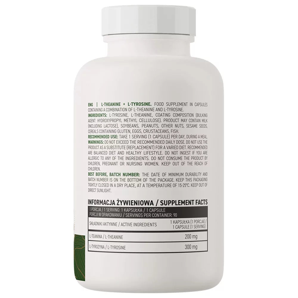 Ostrovit L-Theanine 90 Capsules | 1 Capsule Per Serving | 90 Servings