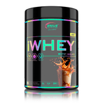 Genius Nutrition IWHEY® Isolate protein powder in 900g tub with Italian Caffe Latte flavor, showing the product packaging.