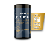 Herbalistas Mountaindrop Prime natural testosterone booster supplement in 600g packaging, featuring white label design.