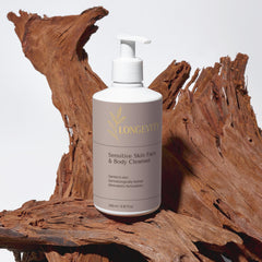 Longevity, Sensitive Skin Face & Body Cleanser, 290 ml / 9.81 fl oz