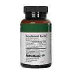 Sentosa Nutramedix Binder Plus supplement bottle with 120 vegetarian capsules, featuring a white label and supplement details.