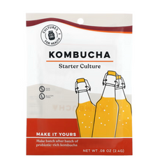 Cultures for Health, Kombucha, 1 Packet, 0.08 oz (2.4 g) - GREEN LIFE CYPRUS