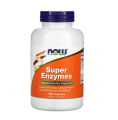 NOW Foods, Super Enzymes, 180 Capsules - GREEN LIFE CYPRUS