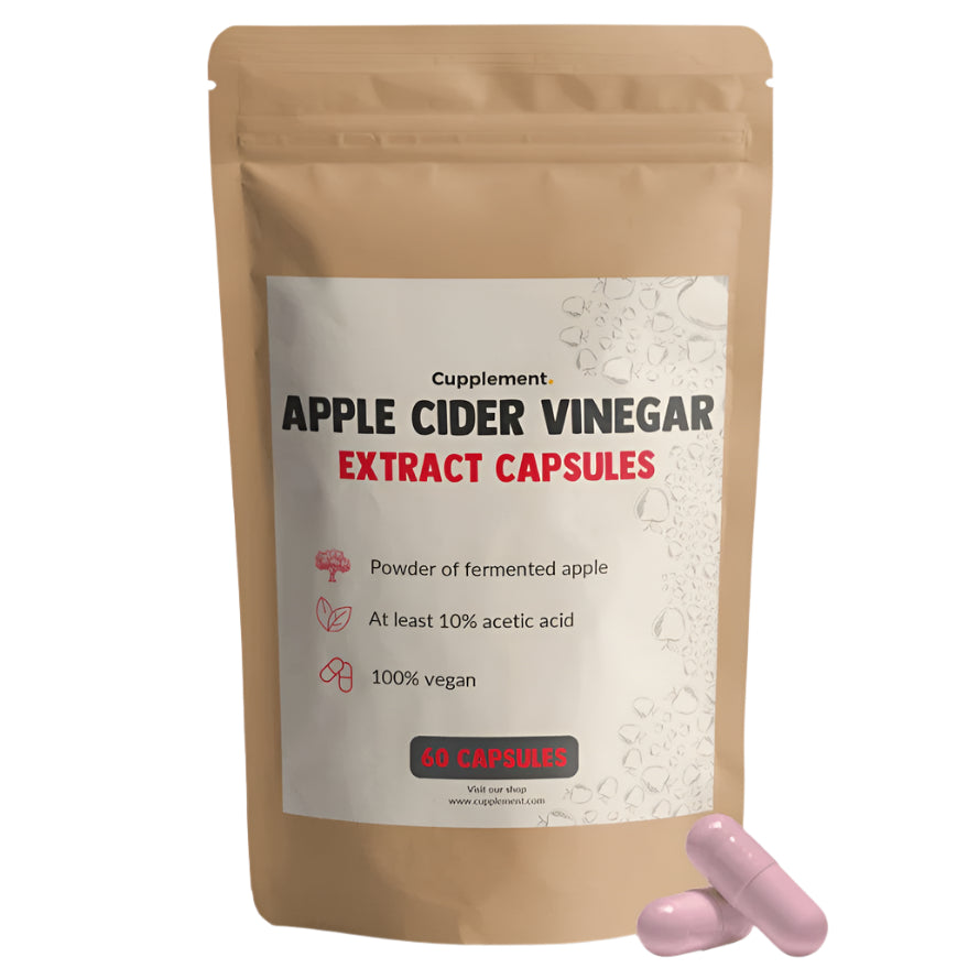 Cupplement, Apple Cider Vinegar Capsules, 500 mg (60 capsules) - GREEN LIFE CYPRUS