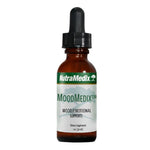 Bottle of Sentosa Nutramedix Moodmedix supplement in a 30ml dropper bottle, with label showing product details.