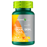 Adams Supplements VitaMix Hair, Skin & Nails supplement bottle with 90 capsules, showing the product label and packaging.