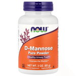 MKSTAVRINOS D-Mannose pure powder supplement in a 3 oz (85 g) container, shown in a clear image with the product label.