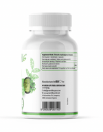 Green Life Moringa herbal supplement capsules from GREEN LIFE CYPRUS, showcasing a bottle of organic moringa capsules.
