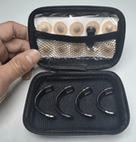 Nasal breathing support kit by TEMU with nasal strips, clips, and accessories for improved airflow and breathing comfort.