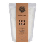 Greenman Rituals Oat & Honey Epsom Bath Salt from AW GIFTS, showing a jar of relaxing spa blend with oats and honey ingredients.
