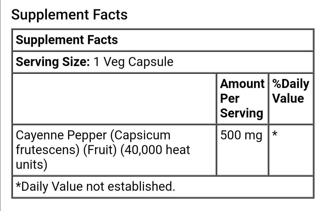 Now Foods Cayenne 500mg supplement bottles with 250 vegetarian capsules, shown in a clean, professional setting.