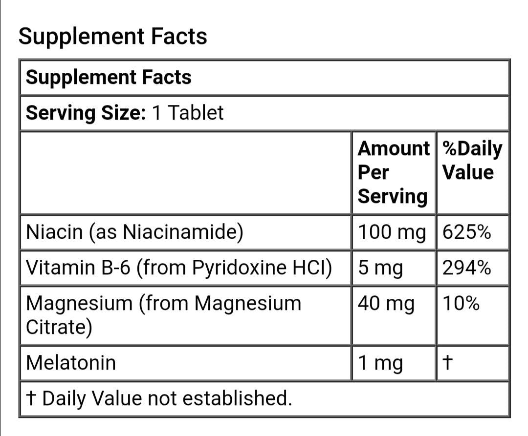 MKSTAVRINOS NOW Foods Melatonin supplement, 1 mg, 100 tablets, natural sleep aid in a white bottle with tablets inside.