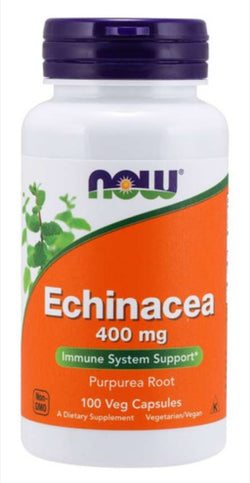 Now Foods, Echinacea, 400 mg, 100 Veg Capsules