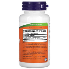 NOW Foods, Olive Leaf Extract, 500 mg, 60 Veg Capsules