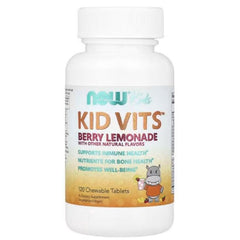 Now Foods, Kid Vits, Berry Lemonade, 120 Chewables - GREEN LIFE CYPRUS