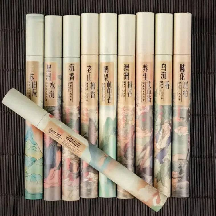 Set of 400 incense sticks in a fragrance gift set by TEMU, featuring assorted aromatic sticks arranged in a decorative box.