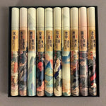 Set of 400 incense sticks in a gift box, TEMU fragrance product with colorful packaging and assorted scents.