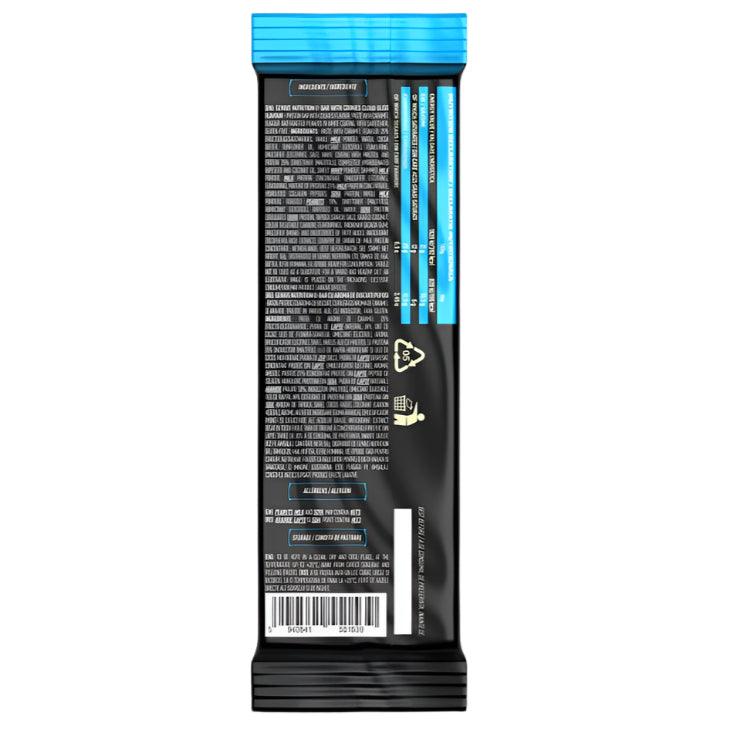 Genius Nutrition Multilayer Protein Bar 50g, superfood snack with layered texture and healthy ingredients.