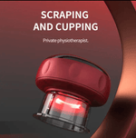 TEMU vacuum cupping massager accessory with electric heating, showing the device with cups and heating elements.