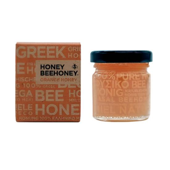 LV Natural Foods Luxury Orange Honey superfood jar, 50g, featuring golden honey with orange infusion and natural, high-quality ingredients.