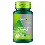 Bottle of Adams Supplements Olive Leaf Extract 600mg capsules, dietary supplement for immune support, 30 count.