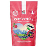 Organic cranberries from ILOVE ME superfood in a 115g package, shown in a close-up image.