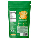 I LOVE ME organic raw shelled almonds, superfood, in a 200g package, displayed in a natural setting.