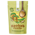 Organic I LOVE ME baobab powder superfood in a 200g package, showcasing the product's natural and healthy appearance.